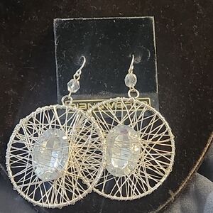 Stunning Silver Wirework Hoop Earrings